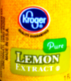 Pure Lemon Extract 1 oz